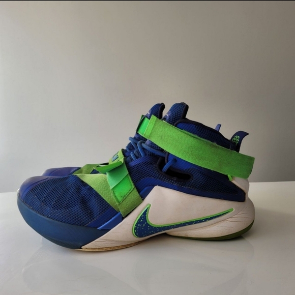Nike Shoes Nike Lebron James Soldier Ix Blue And Green Basketball